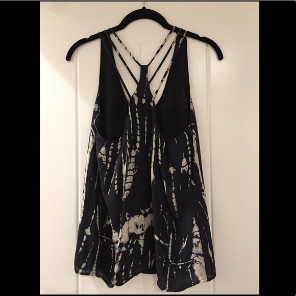 Parker || Silk Ginger Tie Dye Tank - Picture 4 of 5